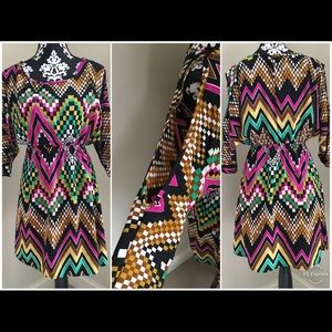 🔥AZTEC Dress by sun & moon SZ S